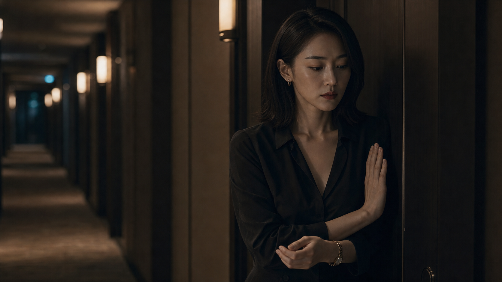 门关上后